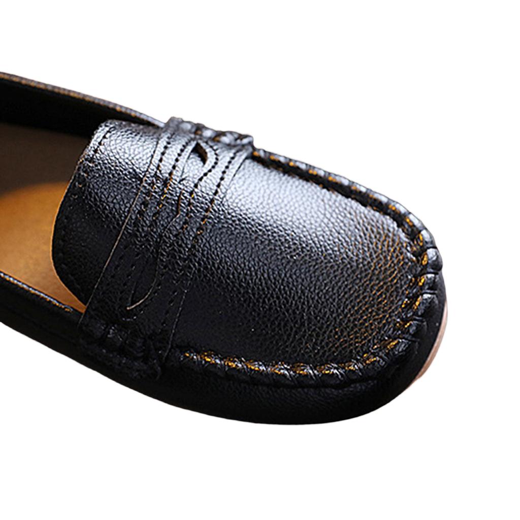 Zapatos Casuales de Cuero Suave de Moda para Niños Niñas Primavera Otoño