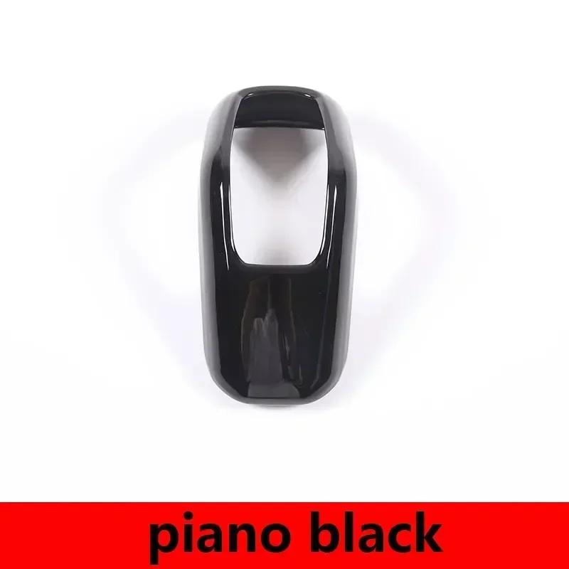 For Land Rover Defender 90 110 2020-2025 ABS Carbon Fiber Car Shift Head Protective Cover Decorative Accessories