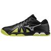 Wave Medal Rise Breathable Durable Non-Slip Low-Top Table Tennis Shoes Unisex Shoes Black Yellow 81GA211005