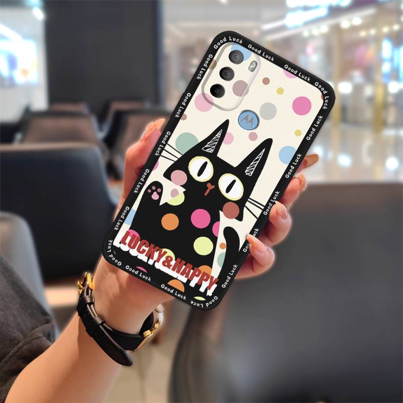 Durable Waterproof Phone Case For MOTO G31 With Fingerprint/XT2173-1 Silicone Dirt-resistant Protective Cartoon Graffiti