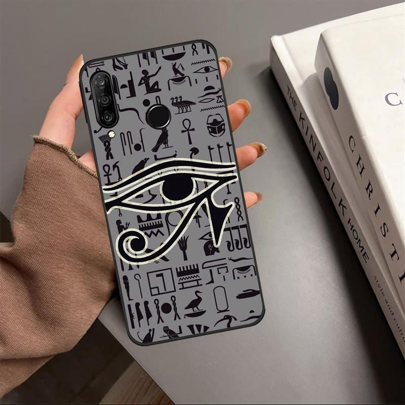 Egyptian Eye Of Horus For Huawei P20 P40 Lite P60 P30 Pro Nova 5T 9 10 SE 12s 12i 11i Y90 Y70 Y60 Y61 Y91 Y72 Case