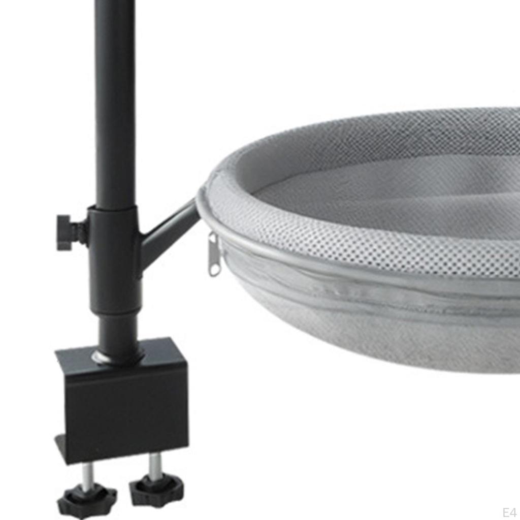 Katteseng for skrivebordsklemfeste Støtter opptil 60 lbs Hengekøye Abbor Nattbord