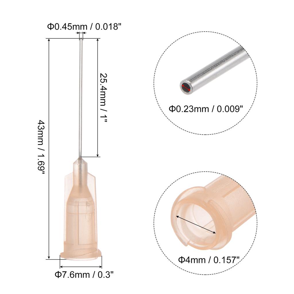 14G 15G 16G 17G 18G 19G 20G 21G 22G 23G 24G 25G 26G 27G Industrial Blunt Tip Needle Dispensing Needle for Liquid Glue Gun