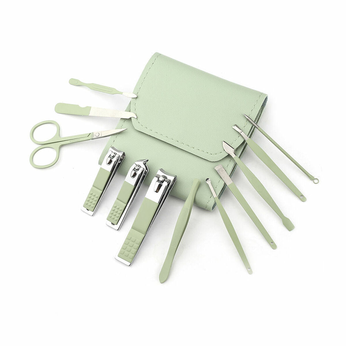 

Набор для маникюра Paloma Beauties ГИГИЕНА И БЛАГОПОЛУЧИЕ Зеленый 12 предметов