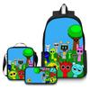 Rhythm Box Game School Bag Sprunki Load Reduction Cartoon Backpack Student Backpack Backpack D