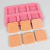 Six-Hole Square Lace Silicone Mold