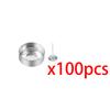 Aluminum Tea Lights Cups,Metal Tea Light Tins with Candle Wicks Empty Candle Jars Candle Containers Candle Mold for Candle Lover