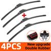 Car Wipers Rubber for Chery Chirey Tiggo 4 5X 7 8 Front Blade Brushes Cutter Automobiles Parts Accessories Windscreen Wipers