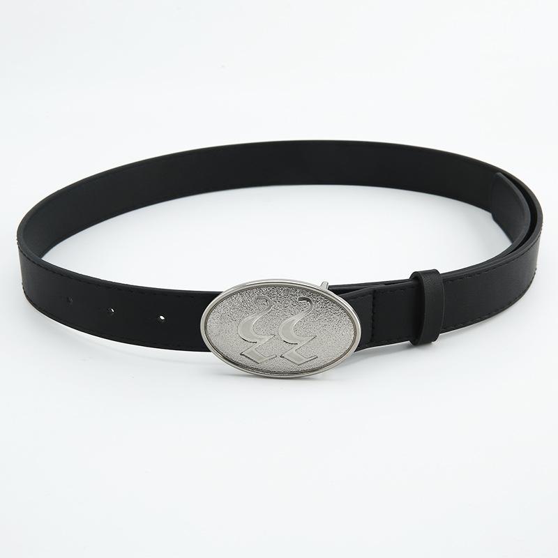 

Универсальный пояс унисекс и для похудения с металлической пряжкой, пояс в сочетании с джинсами