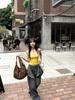 2025 Summer Women's Spicy American Candy Color Slim-Fit Square Neck Tank Top