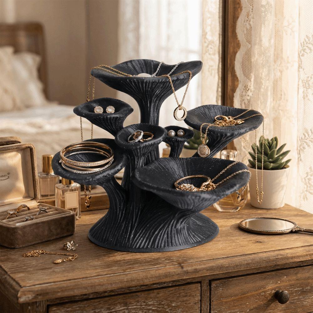 3D Printed Jewelry Storage Tower Multi-Layer Jewelry Organizer Holder Jewelry Tray Bedroom Storage