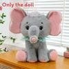 Cute Cartoon Elephant Animal Plush Toy Decoration Ornament For Lovers Gift