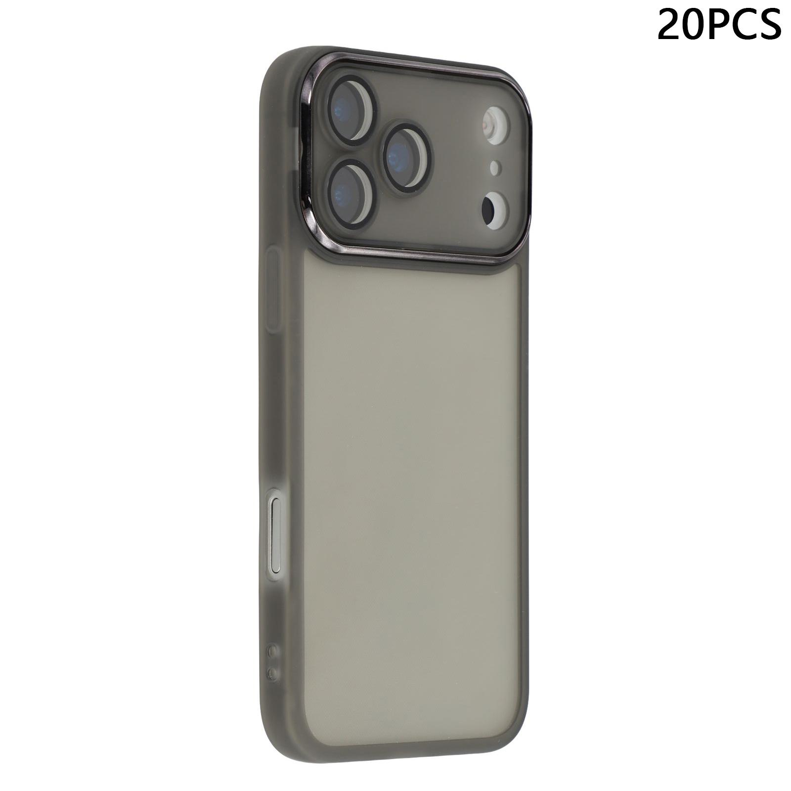 

Bulk Purchasing 20Pcs For iPhone 17 Pro Case Electroplated Camera Frame TPU Phone Cover Precise Cutouts D