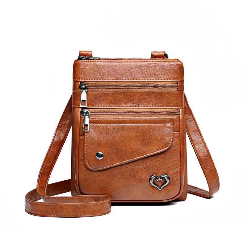 2025 new single shoulder high sense fashion versatile tote bag women's bag retro commuter bag messenger small square bag