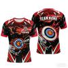 Lustige individuelle Namens-3D-Druck Bogenschießen Herren-T-Shirts Mode Bogenschießclub Personalisiertes Team-T-Shirt Lässige Kurzarm-Lockere Oberteile