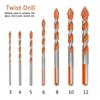 Premium 5/7 Pcs Drill Bits Set For Effortless Ceramic Wall Glass Hole Punching