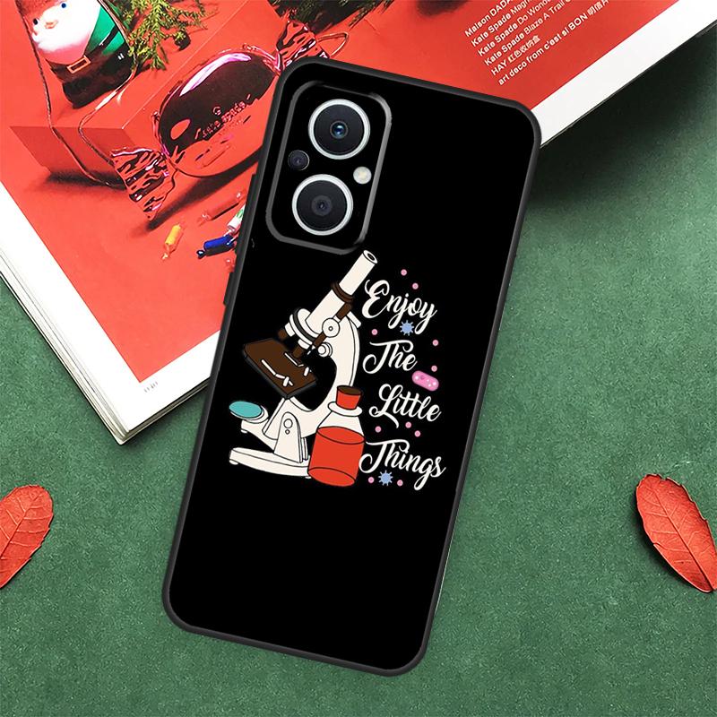 Science Biology Laboratory Case For OPPO Reno 7 8 Lite 8T 10 11 12 13 Pro 12F 13F 14F OPPO Find X8 X6 X5 X9 Pro Cover