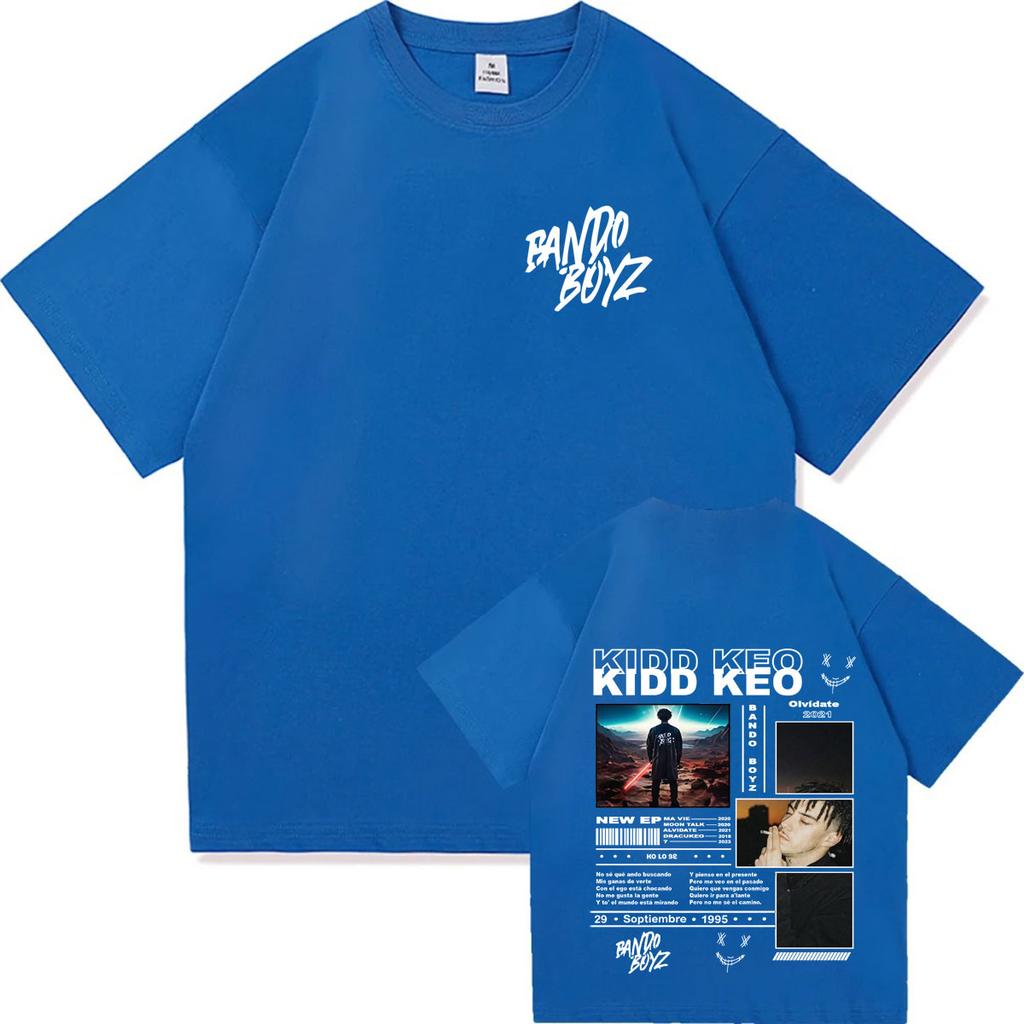 Rapper Kidd Keo Bando Boyz New Graphics Fashion Short Sleeve Tshirt Unisex Women Tshirt Cotton Oversized Streetwear T Shirt Unisex