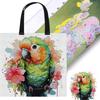 11CT Cat Peacock Owl Parrot Embroidery Kit Personalized Bag Cross Stitch Kit Canvas Bag DIY Sewing Project Bag for Beginners
