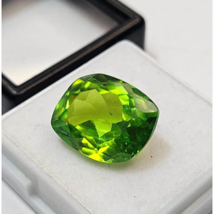 Peridot Green Natural 6-8 Ct Fancy Cut Beautiful Certified Loose Gemstone