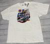 Vintage Y2K Amvets Racing Grafik T-Shirt Größe 2XL NWT Mängel Indy 500 Promo