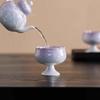Handmade Flambe Glaze Teacup Porcelain Tea Cup Crystal Glaze Ceramic Personal Master Cup for Tea Ceremony Gift