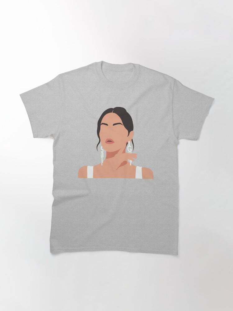 Selena Gomez Lineless Illustration Classic T-Shirt