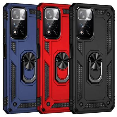 Shockproof Armor Bumper Case pro Xiaomi Redmi Note 12 11 11S 10 9 Pro Max 11T 10T 11A 12C 10C 10S 5G A1 X4 X5 kovový kryt kroužku