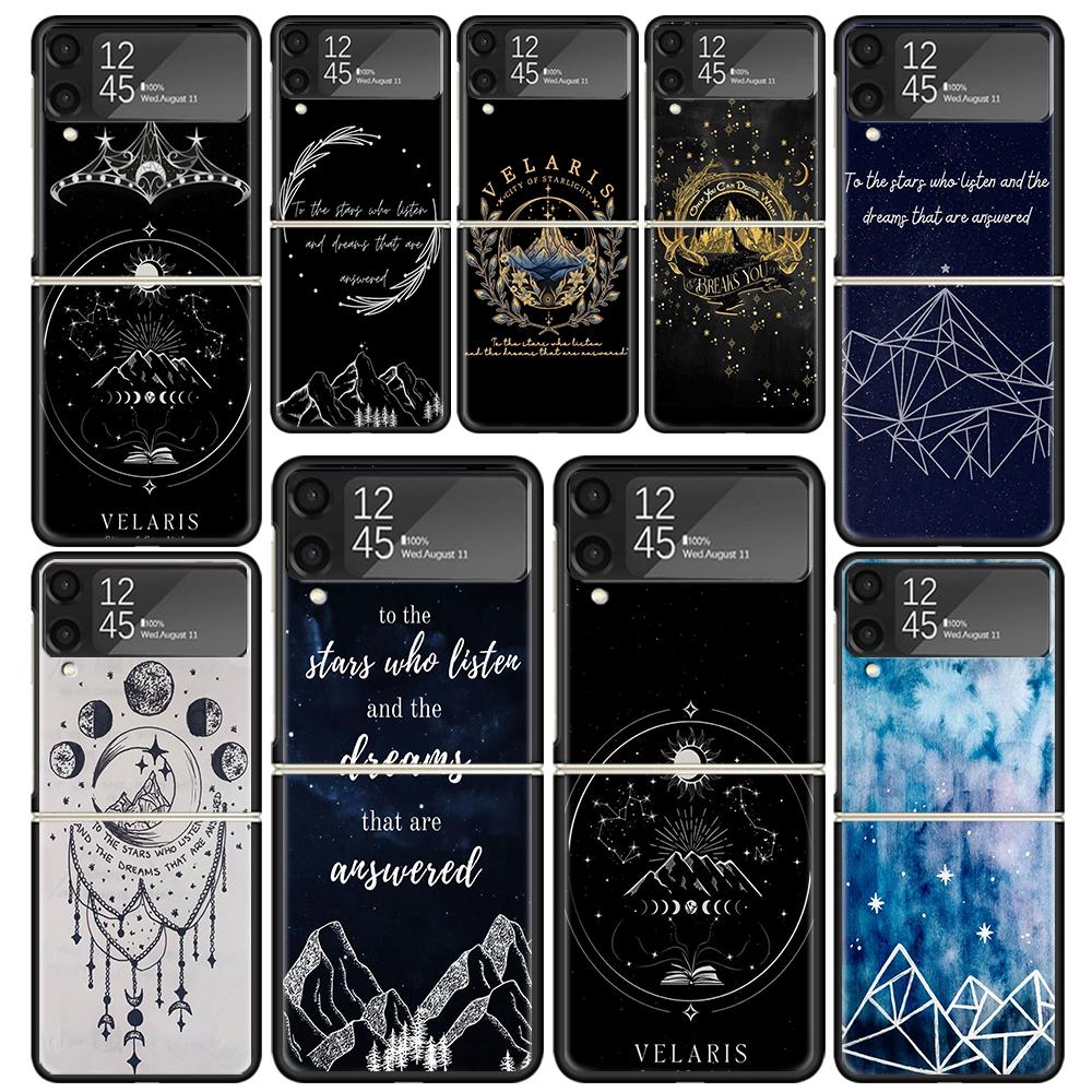 A Court of Mist Fury Sarah J Maas Cases For Samsung Galaxy Z Flip 4 5 6 7 3 Z Flip7 Flip6 Flip4 Flip5 Flip3 5G Hard Shockproof F