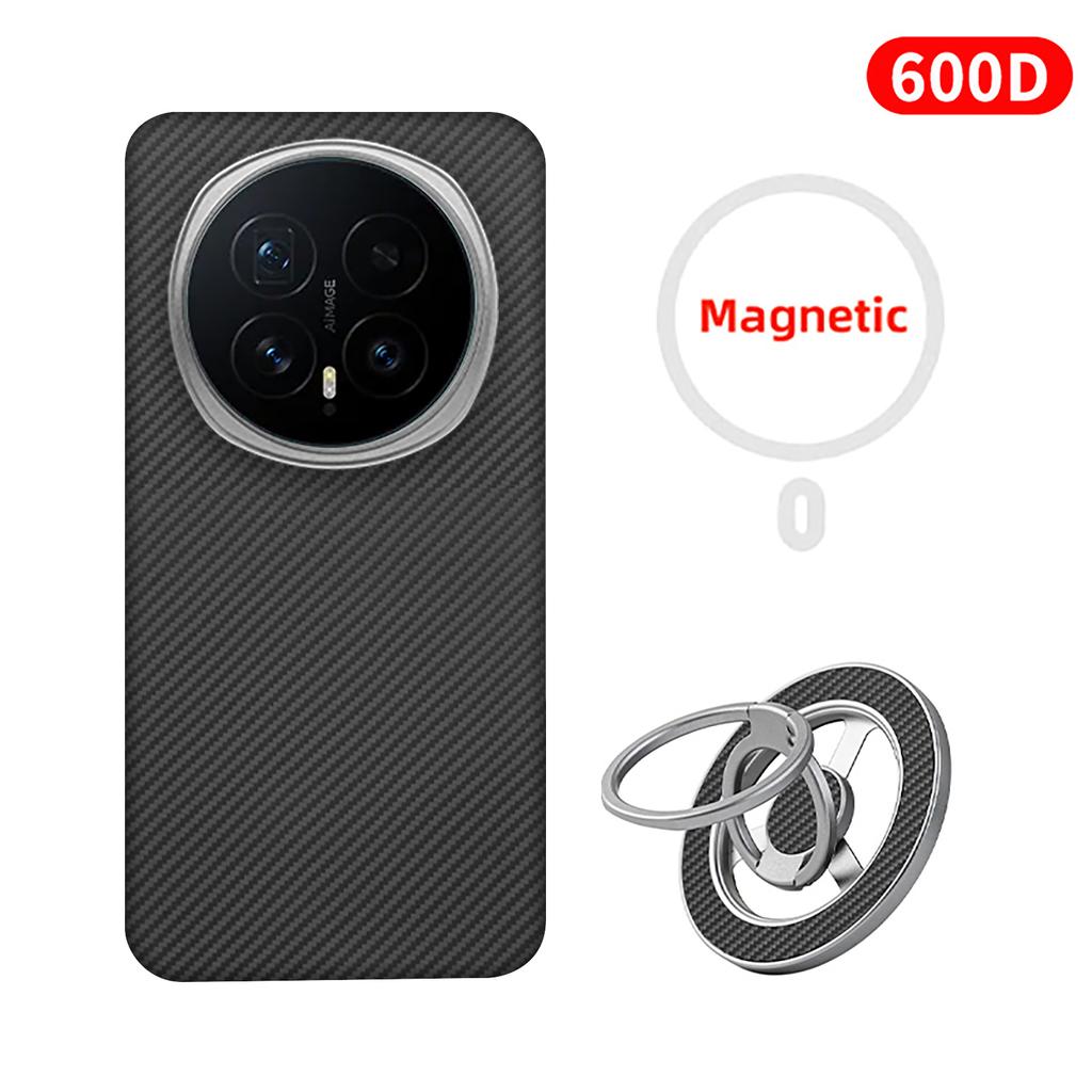 Geschikt voor honor magic 8/8 Pro telefoonhoesje, Kevlar aramidevezel koolstofvezel harde schaal, lichtgewicht magnetische beschermhoes