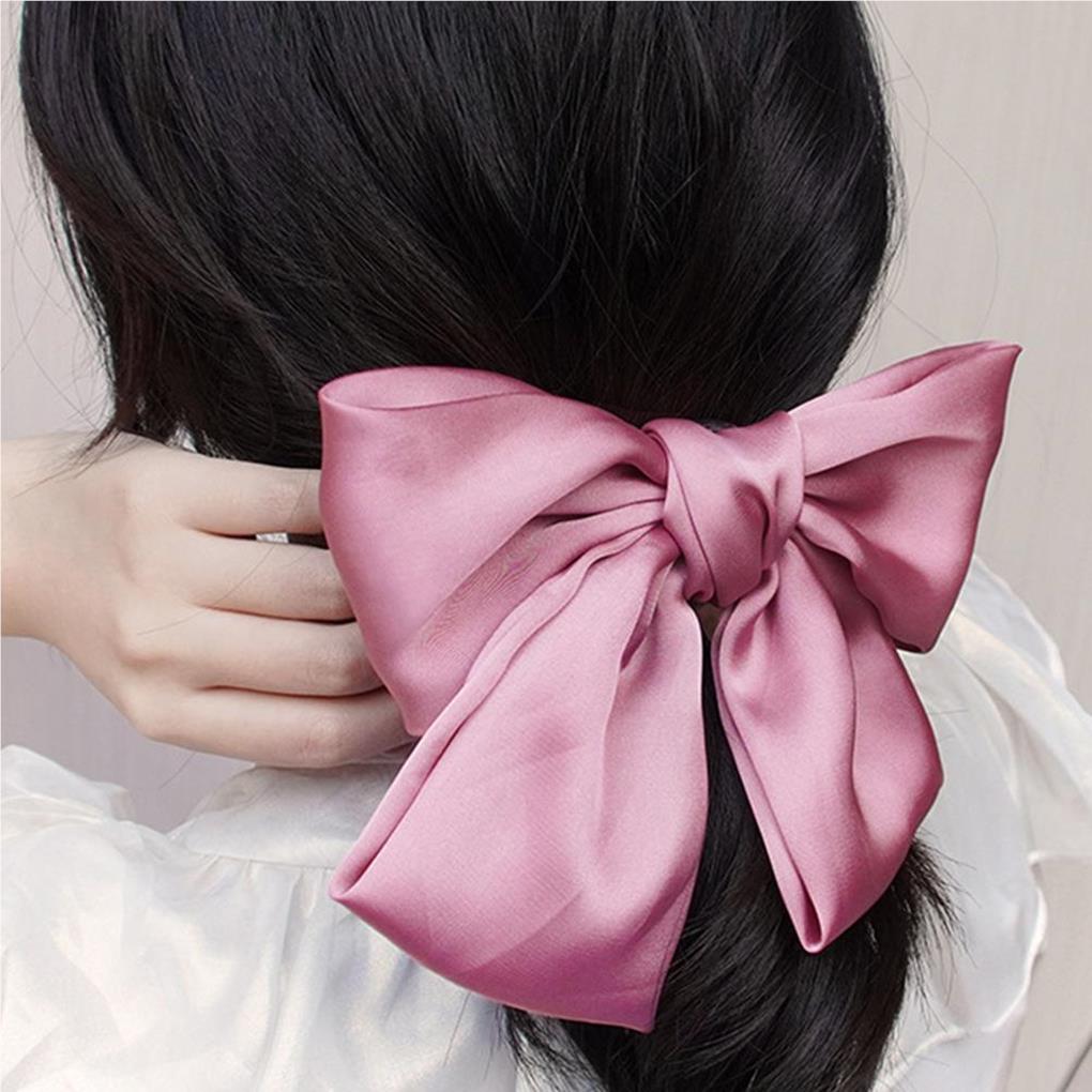 3 Pieces Bow Hair Clip Haircut Decor Universal Simple Style Dressing Ornament Hairs Tying Clamp Bowknot Headdress Prop