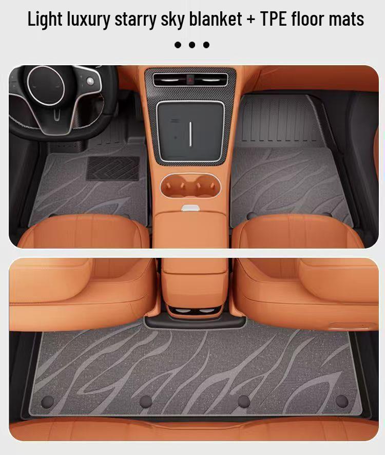Geely Xingyuan TPE Car Floor Mats for Youth Edition Exploration, Non-Full Coverage Carpet Set