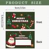 30Pcs Christmas Scratch Off Cards Santa Claus Christmas Tree Party Favors DIY Games Supplies Gift Vouchers