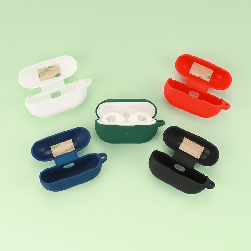 Silicone Headset Protective Sleeve Soft Shell Storage Case Compatible For Sony Ambie Am-tw01