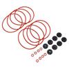 Coffee Machine Silicone Seal O Ring Kit Fit for JURA J5 J7 J9 Heat Proof Elastic Coffee Machine Insulated Gasket Washer
