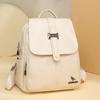 Soft Leather Backpack Women's Backpack Commuter Large Capacity Shoulder Bag