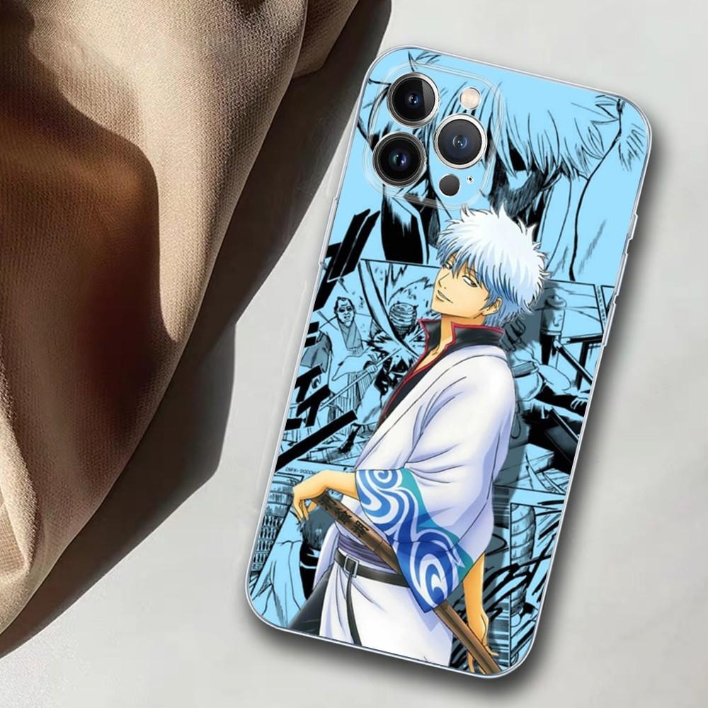 GINTAMA Phone Case For iPhone 14 11 12 13 Mini Pro XS Max Cover 6 7 8 Plus X XR SE 2020 Funda Shell