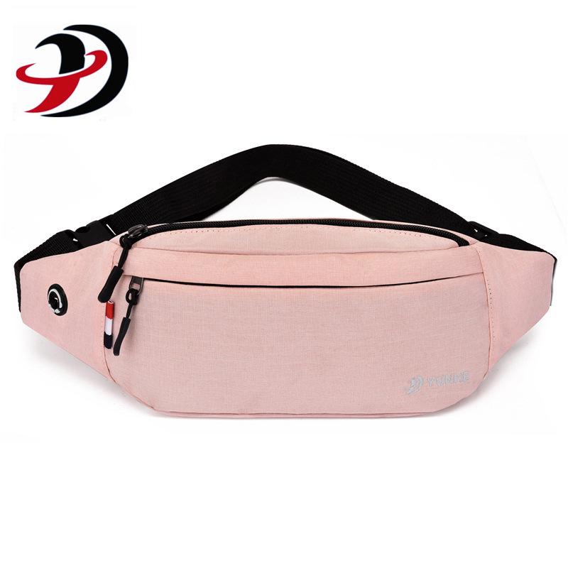 

Men s Multi-functional Crossbody Fanny Pack with Logo - Outdoor Sports Chest and Coin Bag світло-рожевий колір