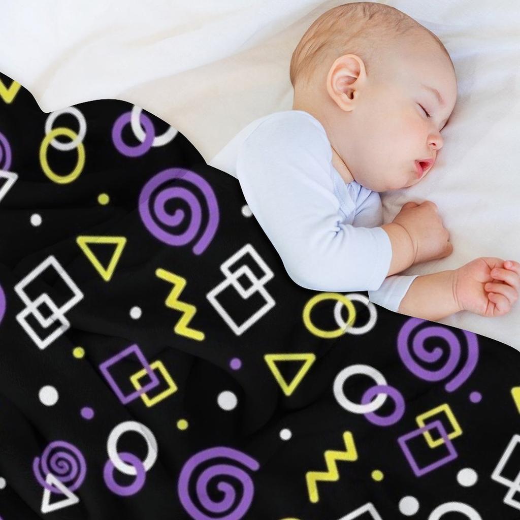 Nonbinary Acarde Carpet Design Throw Blanket Cute Plaid Stuffeds Soft Plush Plaid Baby Blankets