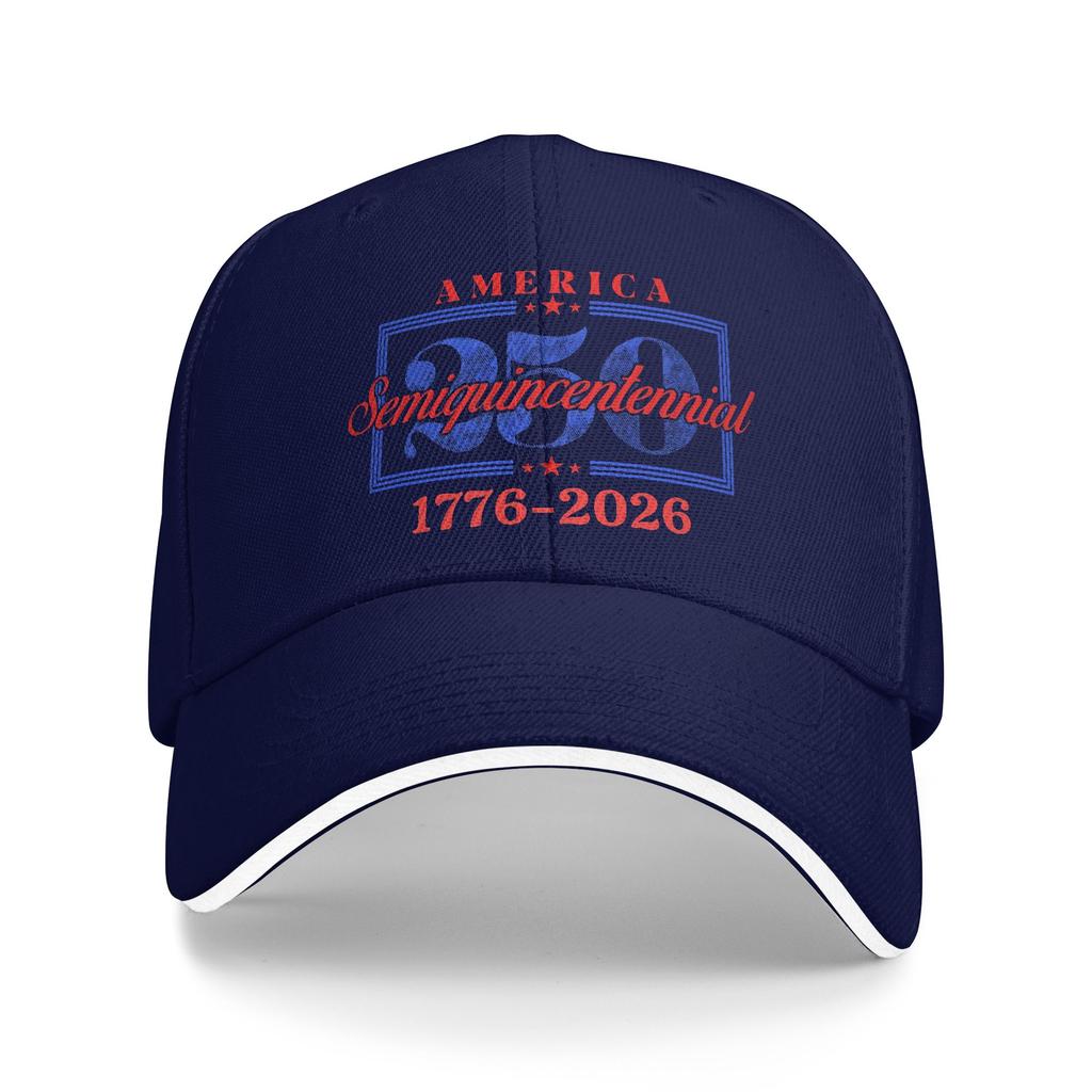 America Day , 1776-2026 250th  Casual Baseball Cap Summer Trucker Hat Adjustable Snapback Cap Unisex-Teens Fashion Baseball Caps