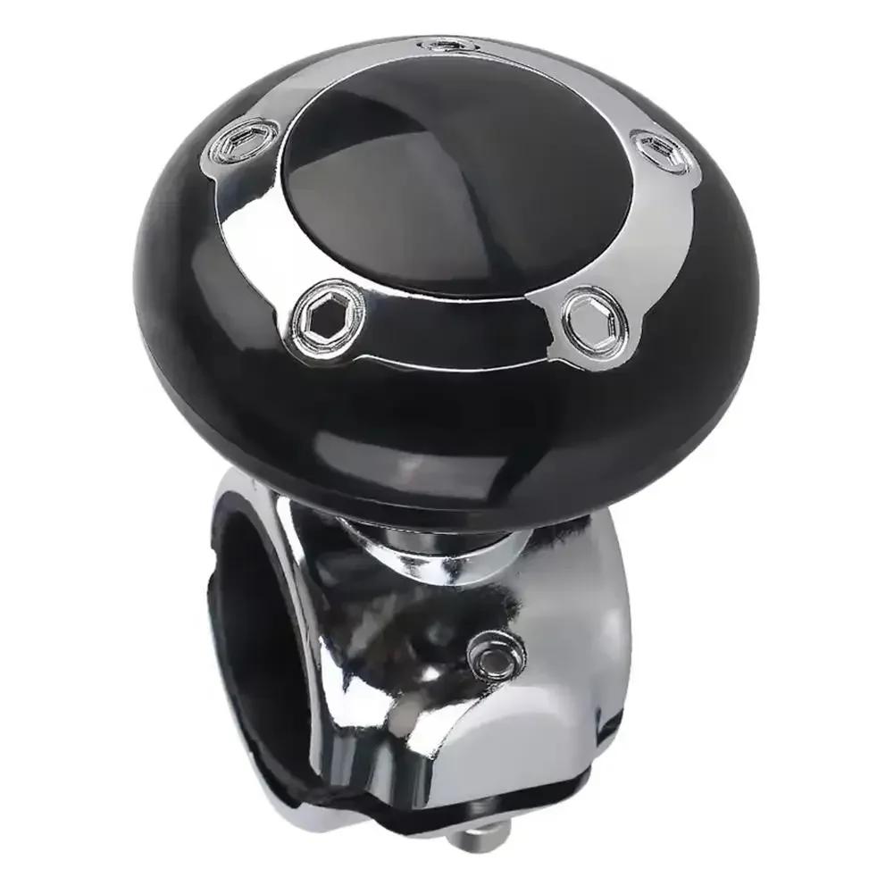 

New Steering Wheel Spinner Knob Universal 360 Degrees Car Vehicle Power Handle Steering Wheel Accessories Universal Fit For G5F0 чорний