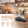 Seasonal Home Accents Halloween Wooden Napkin Holder, Ghost Pumpkin Decorative Tabletop Tissue Dispenser, Gift for Paper Storage Organizer Holiday