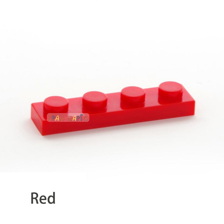 

Non-Toxic 600Pcs Thin Figures Bricks 1X4 Dots Diy Building Blocks Educational Creative Plastic Toys For Children Size Compatible With 3710