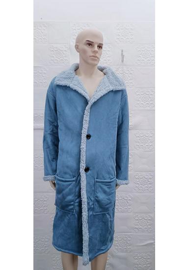 2023 Suede Velvet Coat: European Men's Faux Fur Thickened Jacket