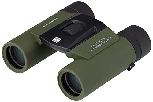 OM SYSTEM/Olympus 8x25 Binoculars, Compact, Lightweight, Waterproof, Green, 8X25WP II GRN