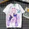 Genshin Impact Cosplay Spiel Manga T-Shirt Shirt Unterhemd Unterhemd Polyester