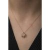 925 Sterling White Lotus Flower Necklace Women's Silver Necklace