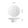 Ceramic Plate High Footed Dessert Plate Snack Plates Salad Plates Pasta Dish Serving Plate Molecular Cuisine Kitchen Tableware