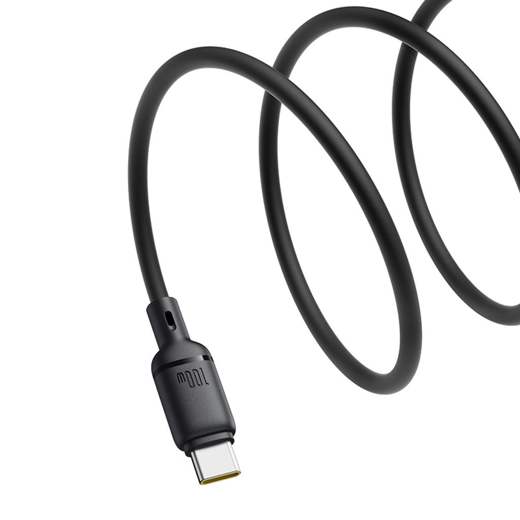 Kabel przewód USB-C 100W 1m - czarny