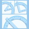 1PC 360 Degree Activity Protractor Student Angle Reader Teaching Aids Right Angle And Acute Drawing Stationery